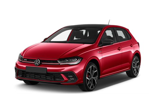 Neue VW Polo Rot - Miete ein Fahrzeug in Bern. Mietwagen Bern Baeren Mobility